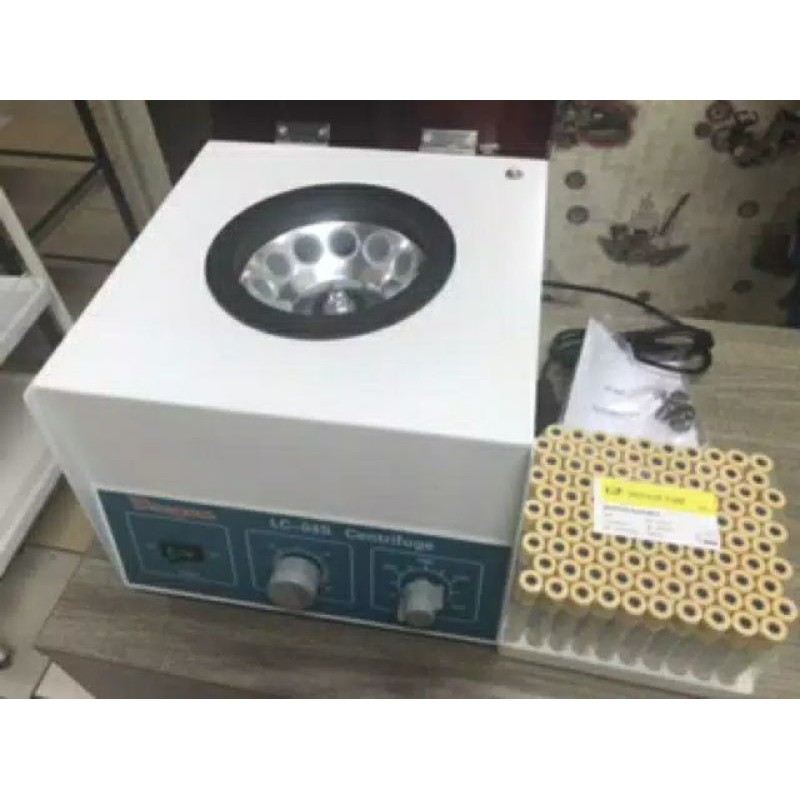 Mesin Centrifuge 12 Hole Dermatology untuk PRP Free Tabung 100 pcs