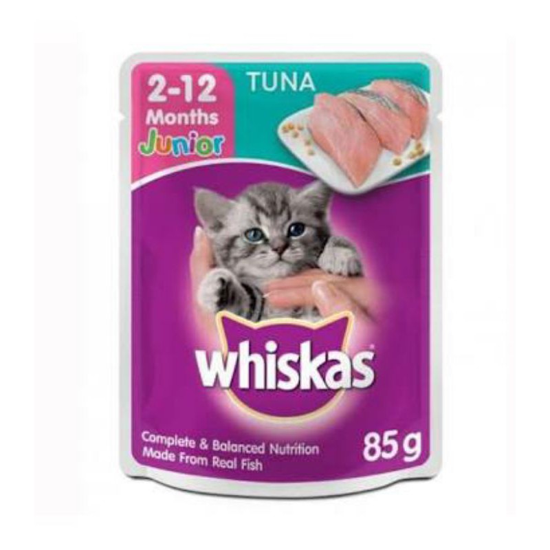 Whiskas Pouch Junior Mackarel/Tuna