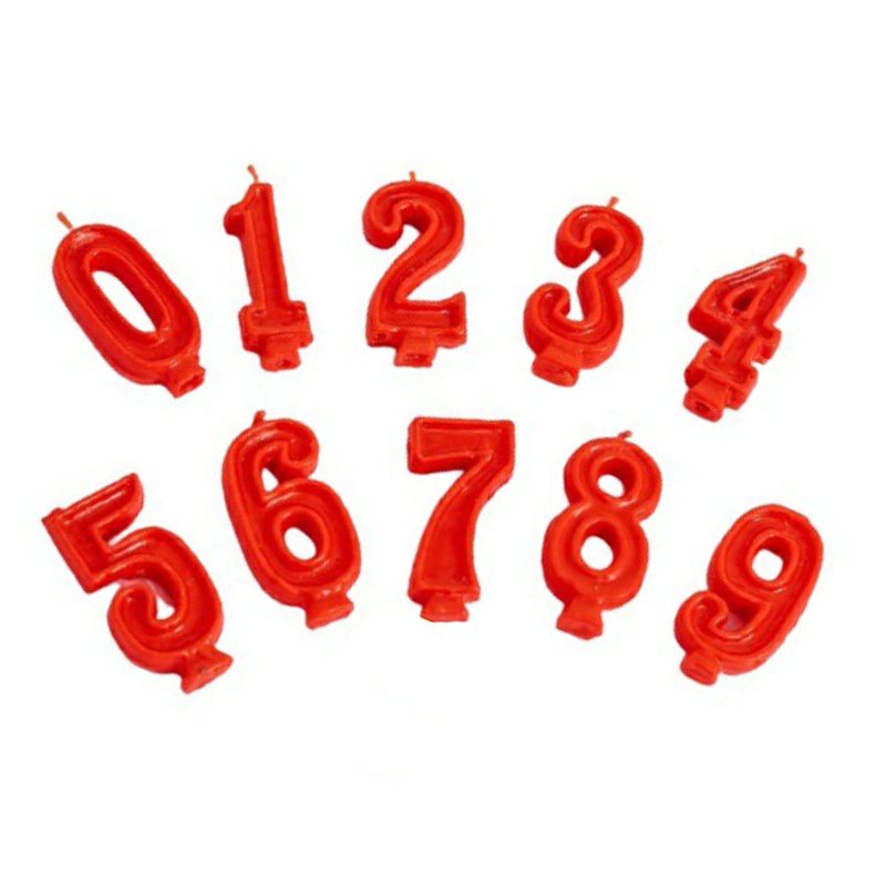 LILIN ULANG TAHUN MERAH