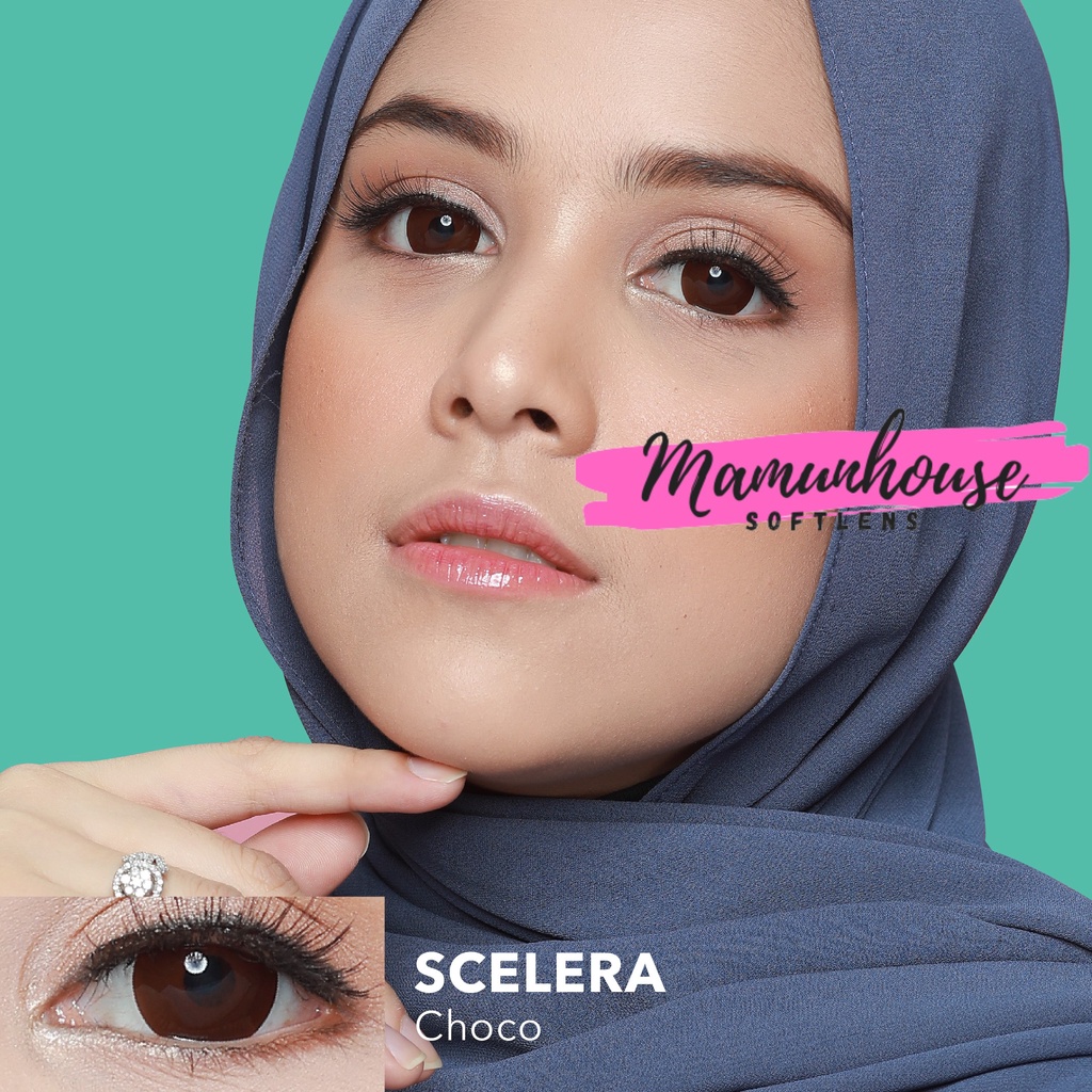 ORIGINAL Semi Scelera Sclera Secelera warna Black Choco softlens softlenses soflens