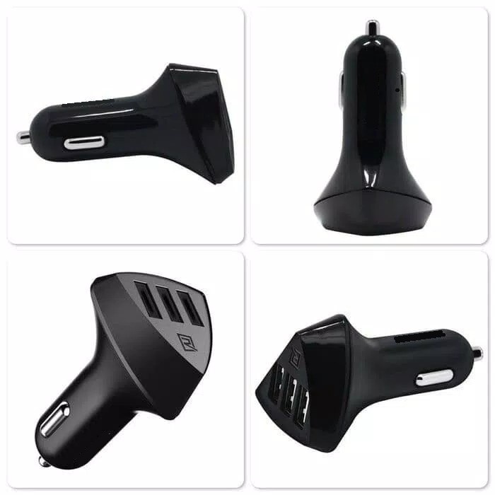 RCC304 SAVER CAR Charger 3 USB adaptor Mobil batok cas HP