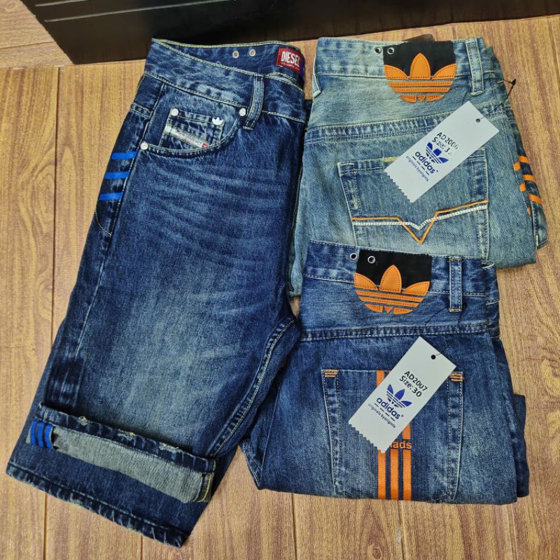 Celana jeans Pendek Pria Adidas original import