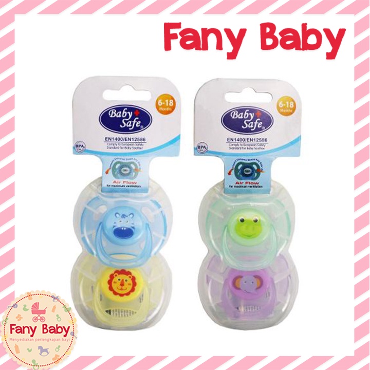 BABY SAFE PACIFIER 6M+ / P12PC02M