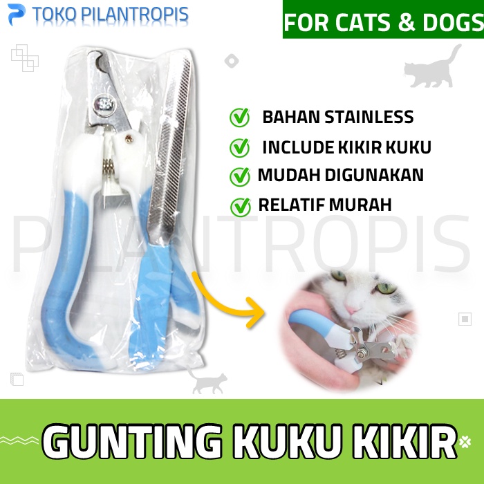 GUNTING DAN KIKIR KUKU KUCING ANJING MURAH ALAT POTONG PEMOTONG KUKU KUCING MURAH ORIGINAL CAT DOG PET NAIL CLIPPER