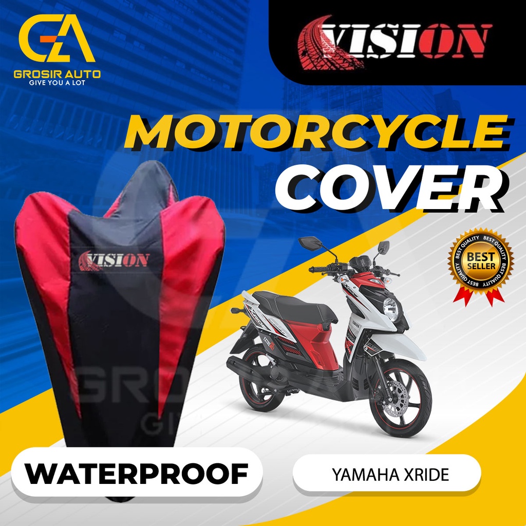 Sarung Motor XRIDE Antiair Vision / Cover Selimut Penutup Sarung Mantel Motor Vision