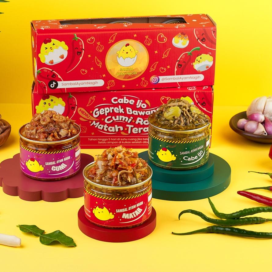 

New! SAMBAL NAGIH - Sambal ikan ROA Khas Manado Toples