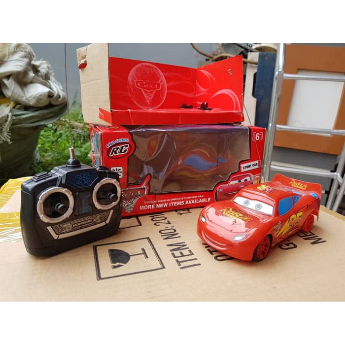 Mobil Remote Control Cars Mcqueen Kecil Mainan Anak Laki - Laki Mc Queen Car