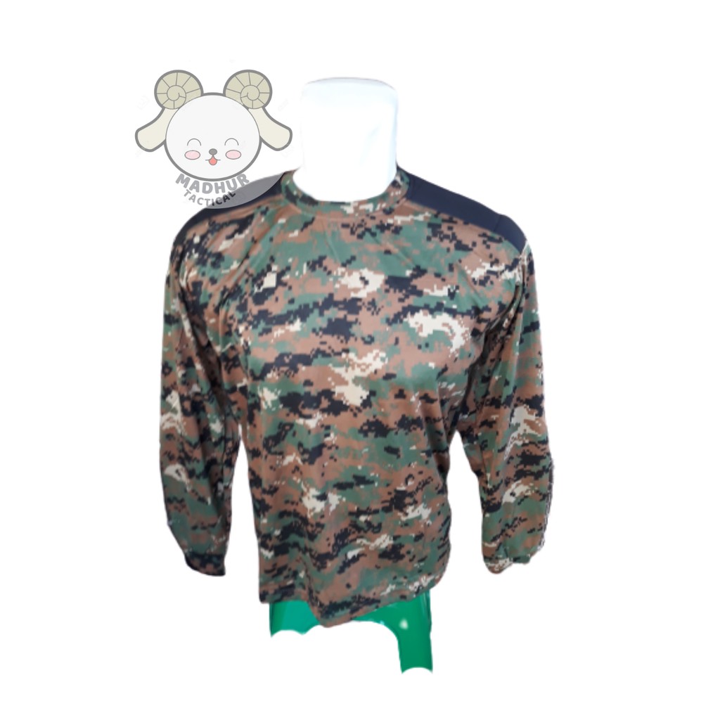 Kaos Loreng Marpat Panjang Kaos Loreng Lapangan Army Tactical