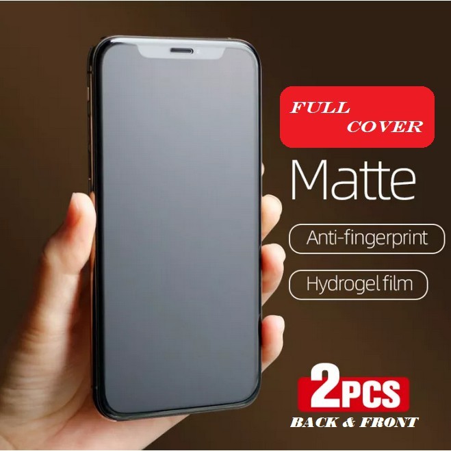 BEST SUIT Hydrogel Glare Matte Anti Gores Depan Belakang Iphone X XR XS Max 11 12 13 Pro Max Mini