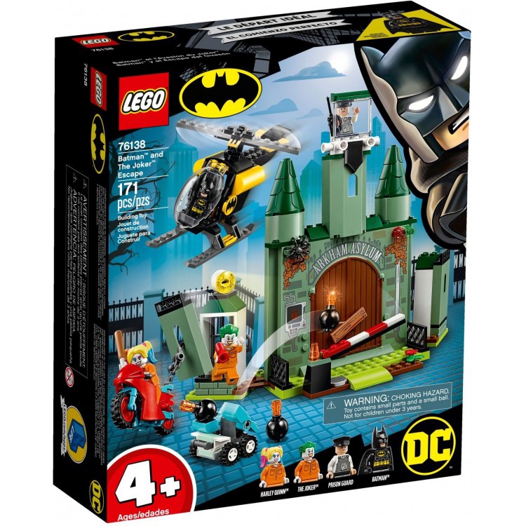 Mainan Lego Batman dan Joker Escape 76138 Superheroes Original
