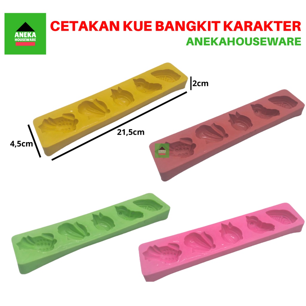 Cetakan Kue Bangkit Plastik Cetakan Kue Nastar Sagu Keju karakter