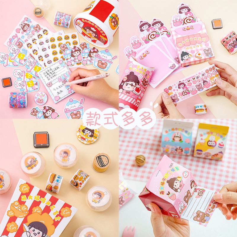 Sticky Notes French Fries Lucu Premium dan Pie Stiker Roll