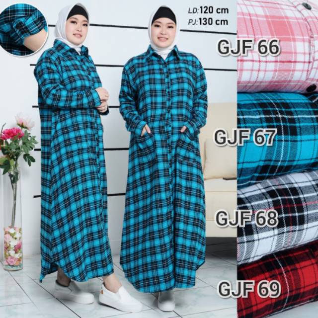 Tq88indonesia/gamis flanel/gamis flanel jumbo/gamis kotak/gamis busui /gamis/gamis /gamis terbaru