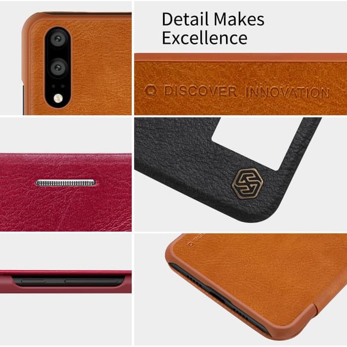 Flip Cover HUAWEI P20 Nillkin Qin Leather Flip Case Original