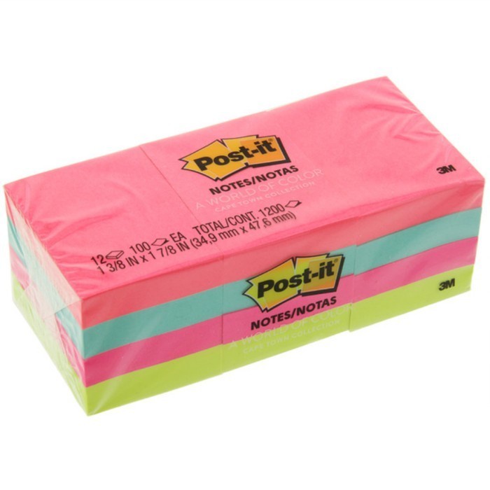 

Post It Sticky Notes 653 3M Warna Per Pcs