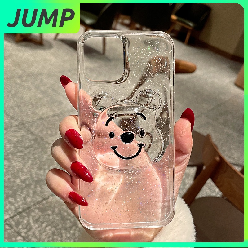 Case Bahan TPU Motif Beruang Untuk iPhone 13 13pro 13prm 11 7Plus 8Plus Xr XS 13 12 Pro Max