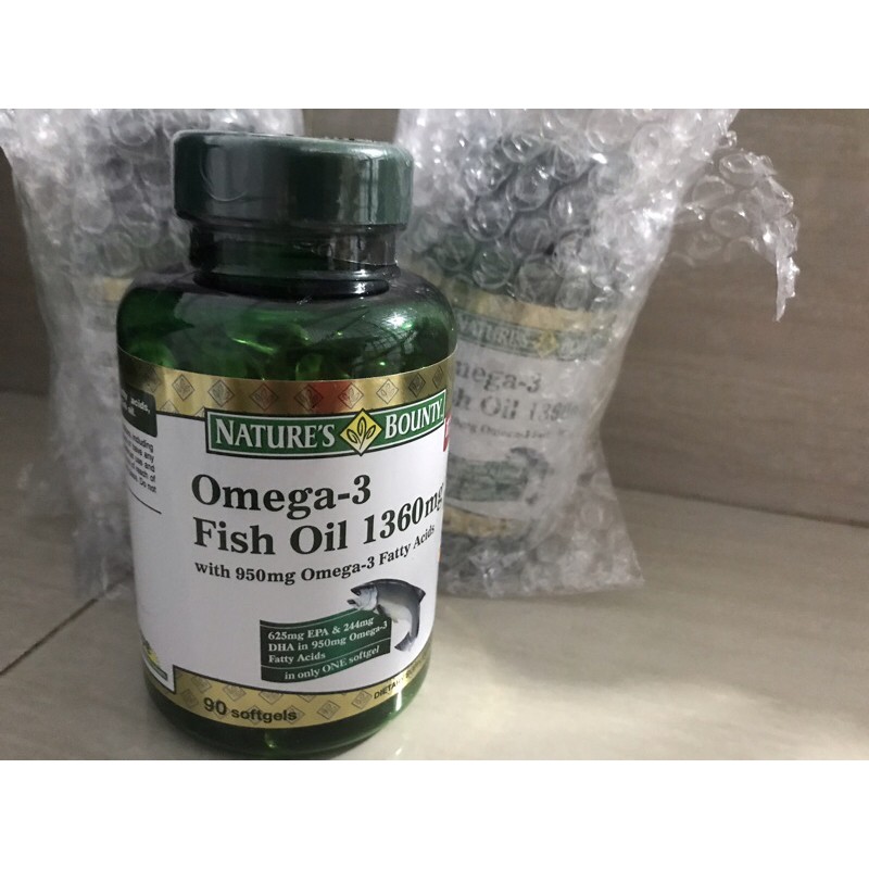 Nature’s bounty omega fish oil 1360mg