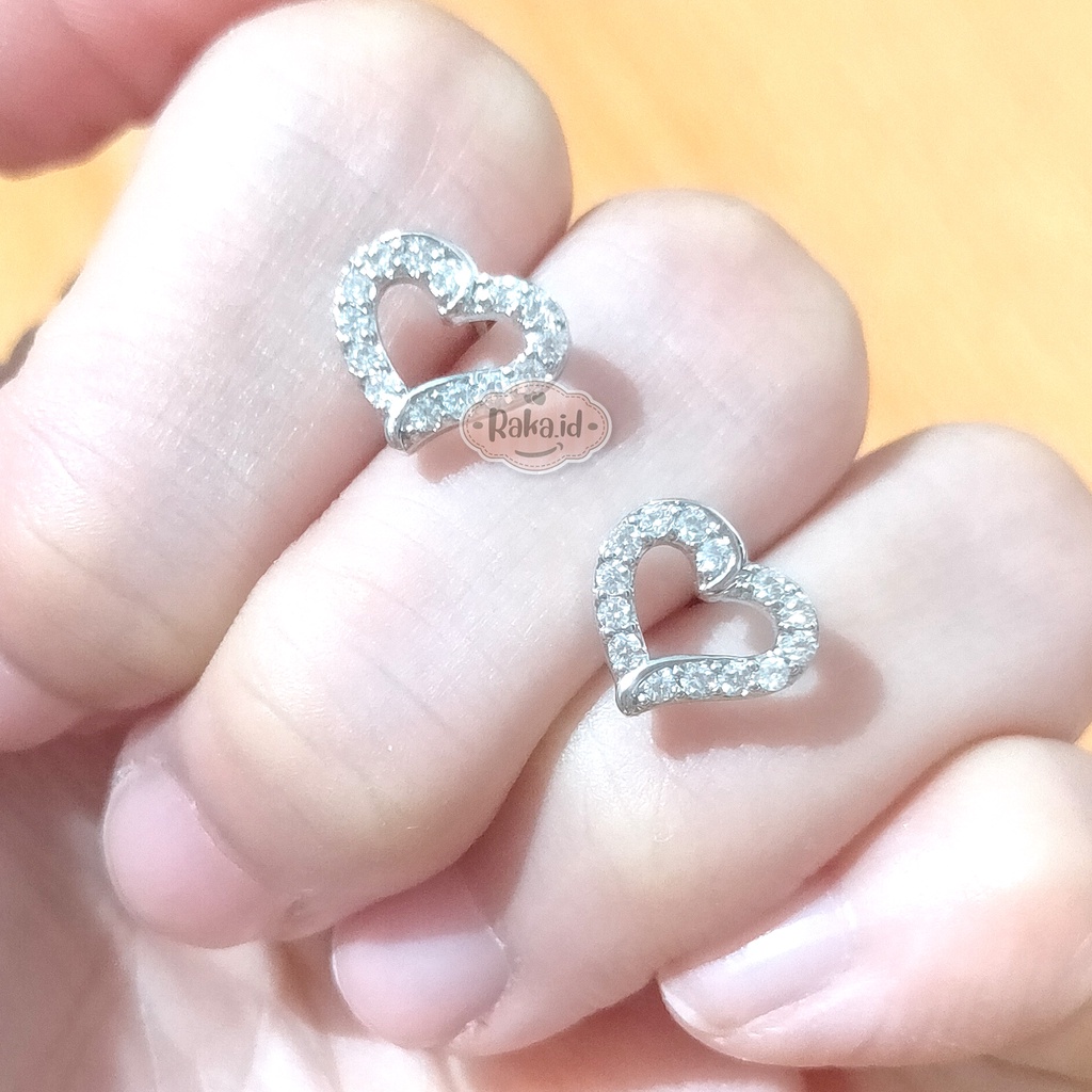 Anting Wanita Anting Tusuk / Stud Love Permata Perhiasan Aksesoris Wanita 1023