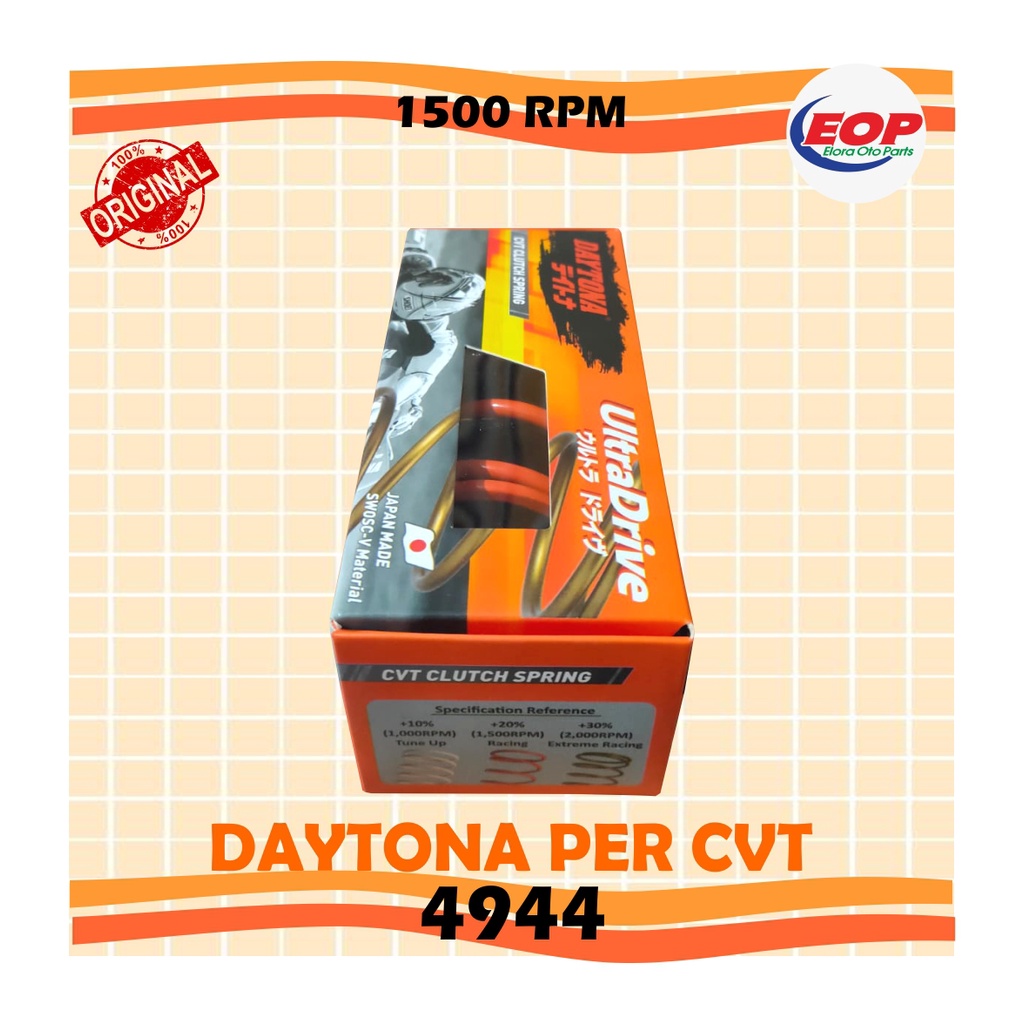 Per CVT ORANGE DAYTONA 1500 RPM/Gear MIO M3, MIO S/MIO Z 4944 100% Orisinil