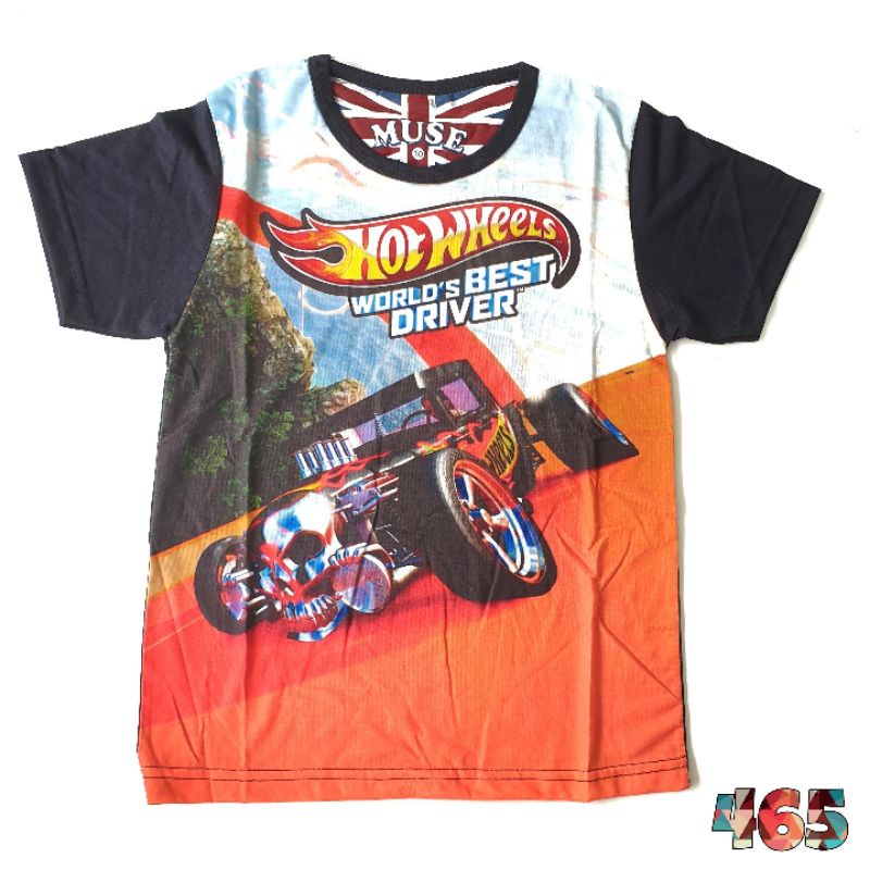 Muse Kaos Anak Hot Wheels