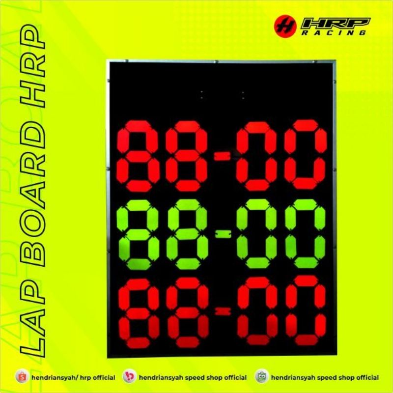 

Papan lap board 3 baris