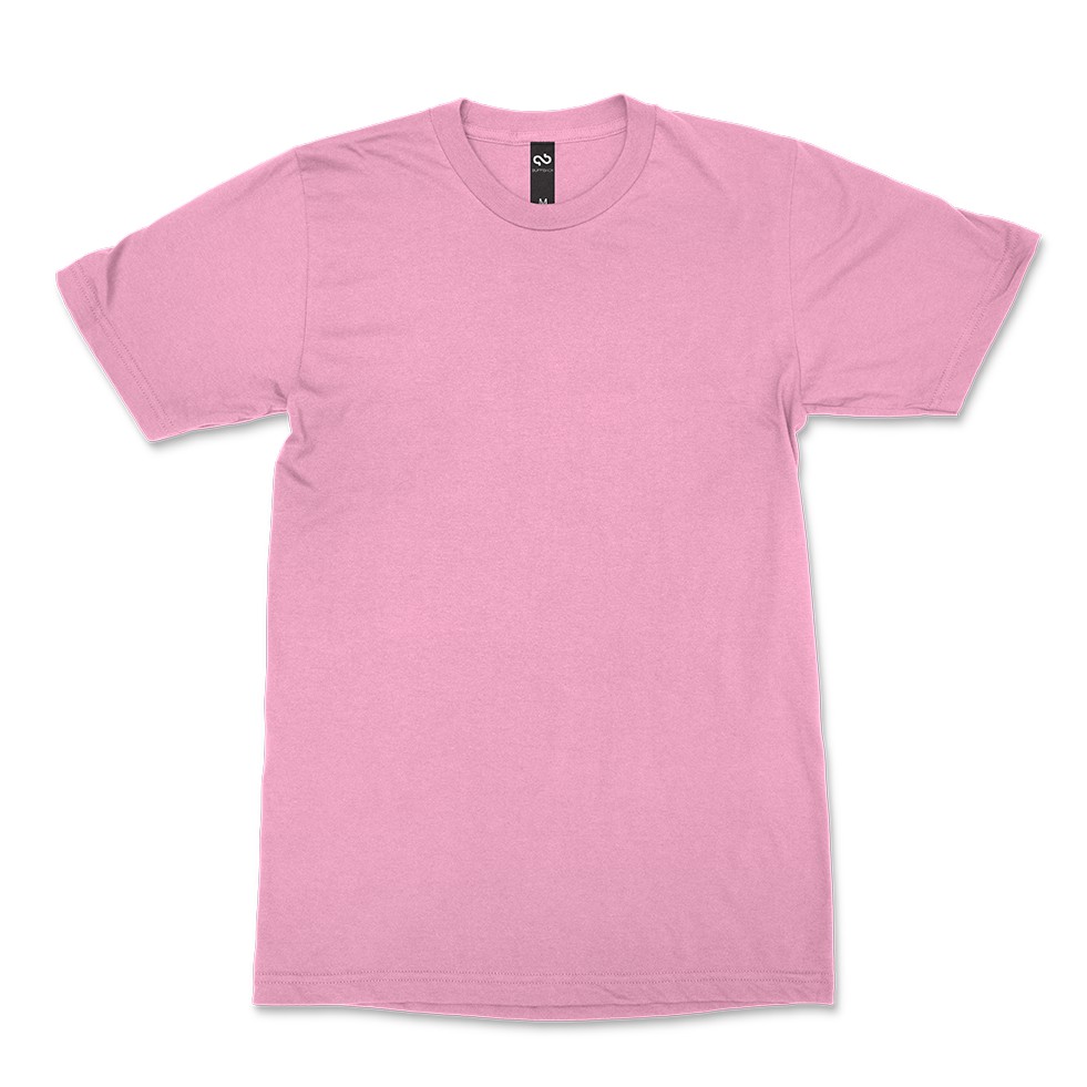 Buffback Kaos Polos Cotton Combed 30 S Pink Baby