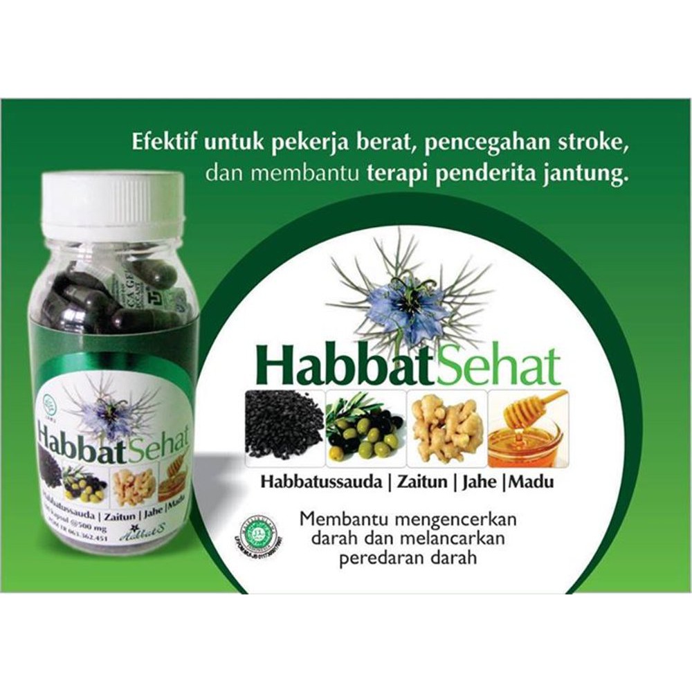 

Habbat Sehat 4 in 1 ( Jinten + Zaitun + Jahe + Madu ) termurah