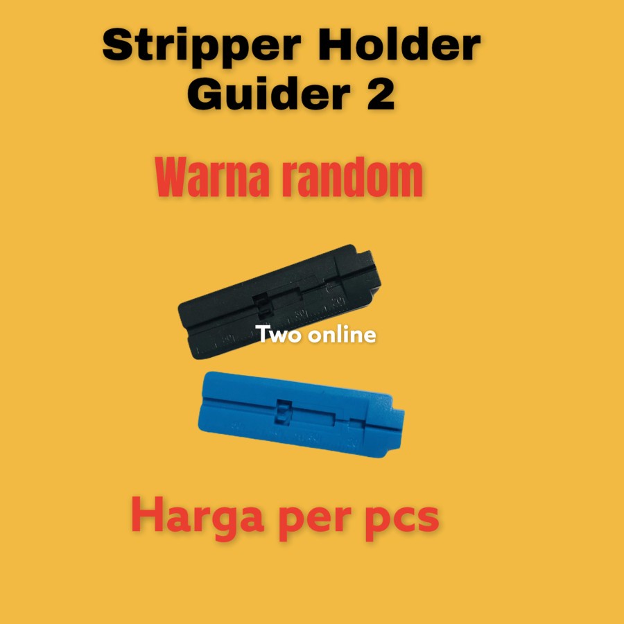 Fiber Optik Wire Stripper Holder Dropcore Guider 2 Tanpa PemotonG