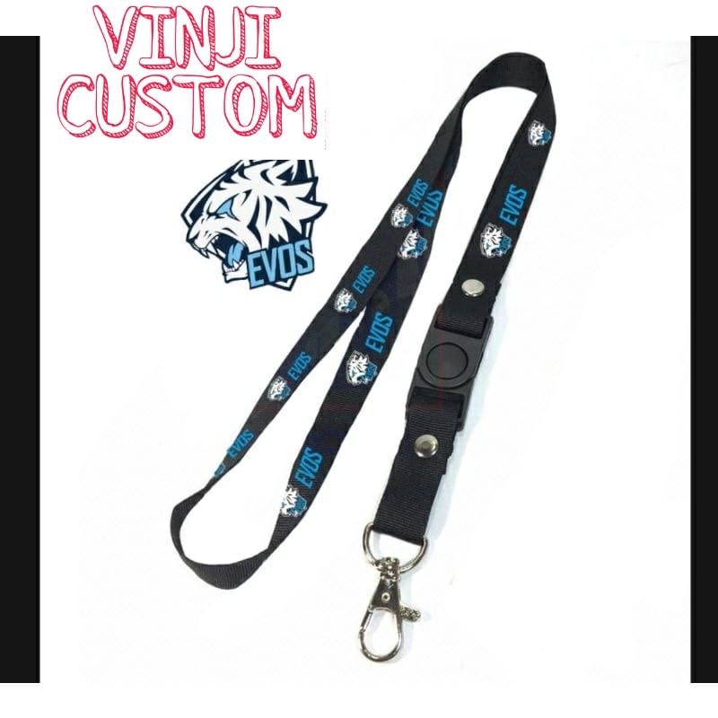 

Lanyard EVOS MOBILE LEGENDS tali lanyard DISTRO gantungan kunci name tag id card kartu nama / tali lanyard gantungan leher