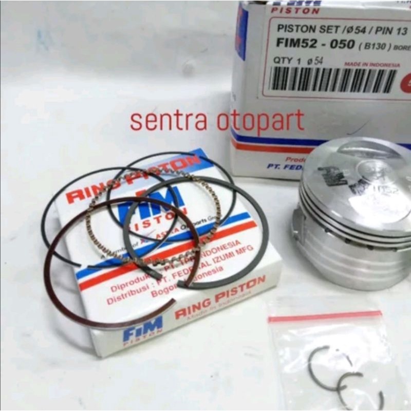 piston kit beat new xb oversize 50 merk fim