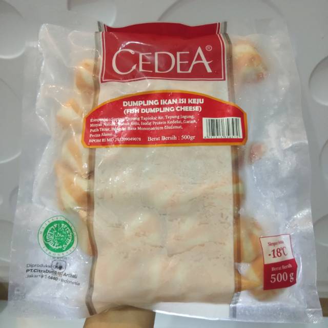 

Ced Fish Dumpling Cheese 500 gram