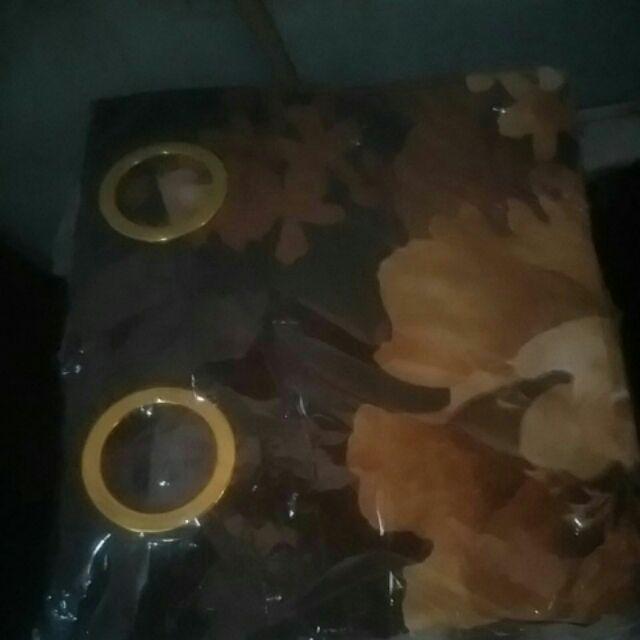 Gorden Tirai Homemade Bunga Mawar