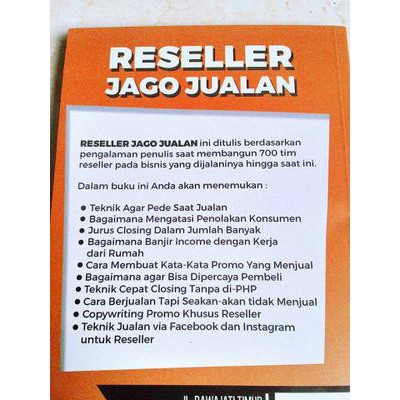Buku Reseller Jago Jualan Shopee Indonesia