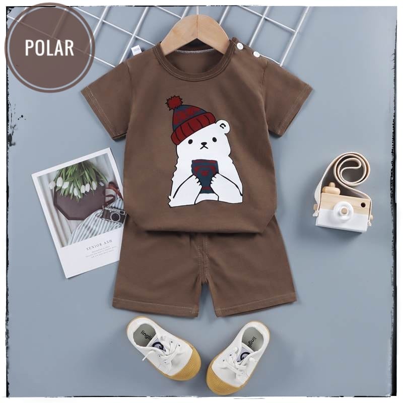 Pakaian Bayi Playset Baju Bayi Setelan Import LENGAN PENDEK Termurah