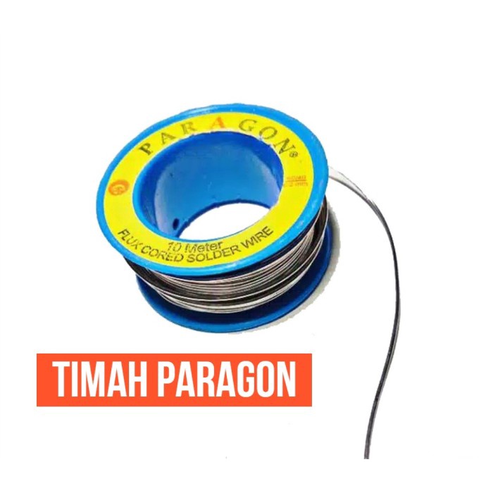 Timah Paragon 1 Roll Solder kecil 10 meter 0.8 mm 0.8mm wire