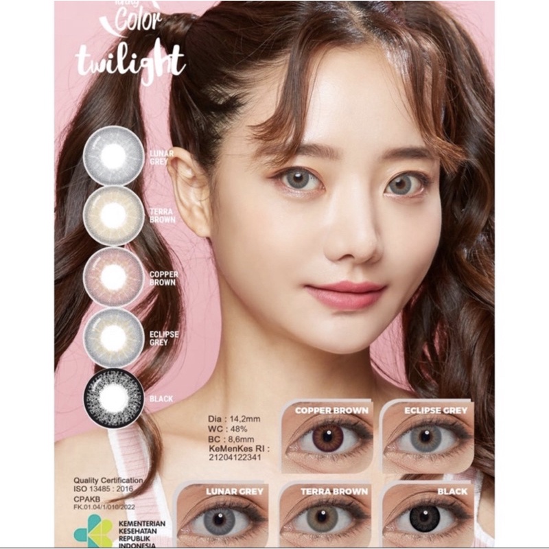 Softlens Twilight New Series by Irislab NORMAL ONLY dia 14,2mm