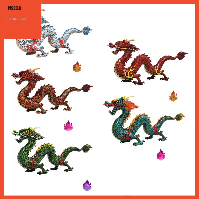 [In Stock] Dragon Figure Toy Solid Animal Model Mythical Beast Realistic Figurines