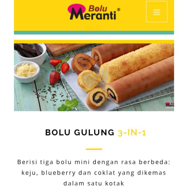 Bolu meranti 3 in 1 mini