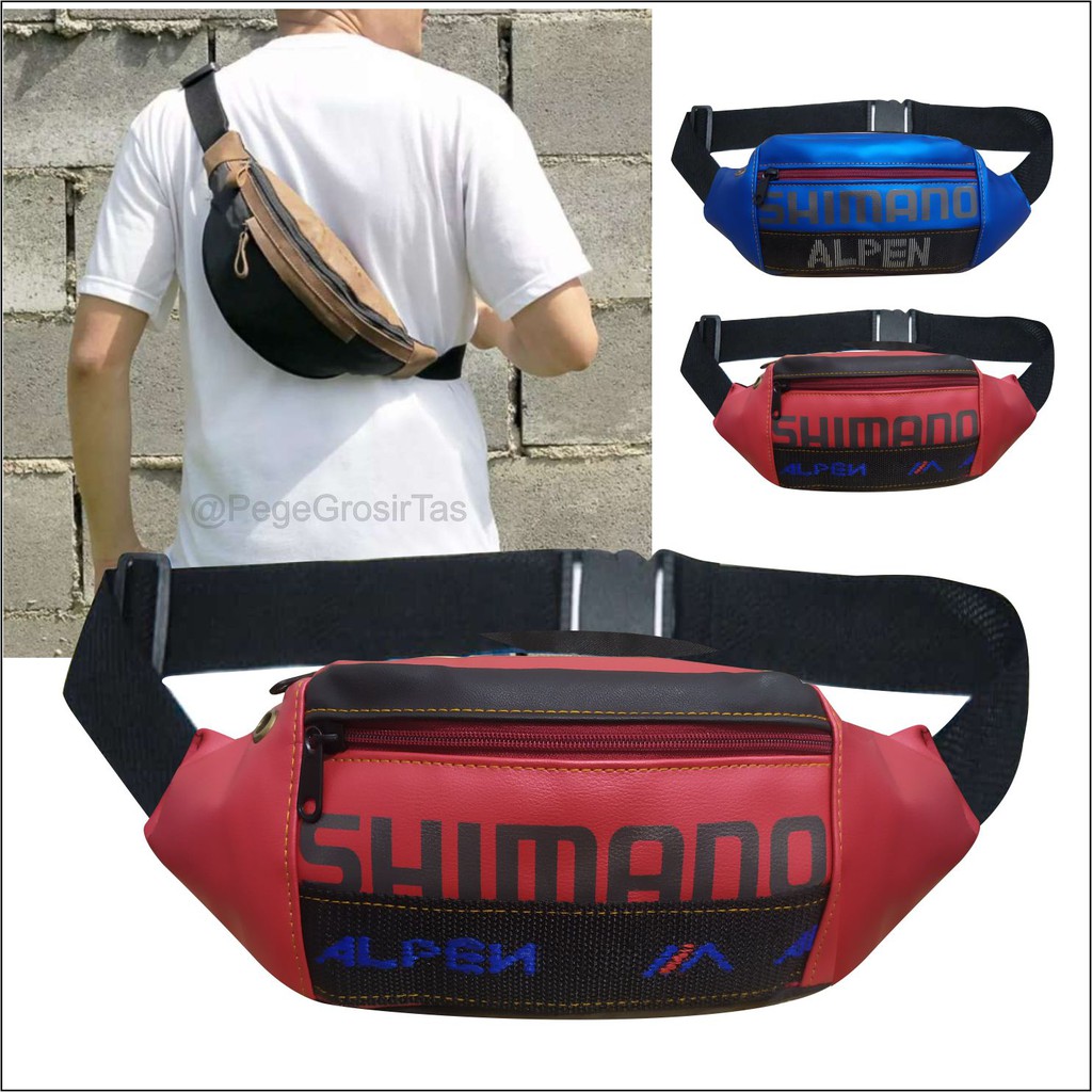 Tas Waistbag Tas Pinggang Selempang Pria Keren Tas Bahu Westbag Distro - PG - 8844