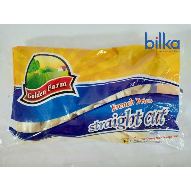 

GOLDEN FARM French Fries STRAIGHT CUT 1Kg