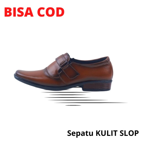 Sepatu Kulit Pria Kantor Jahitan Rapi dan juga Awet