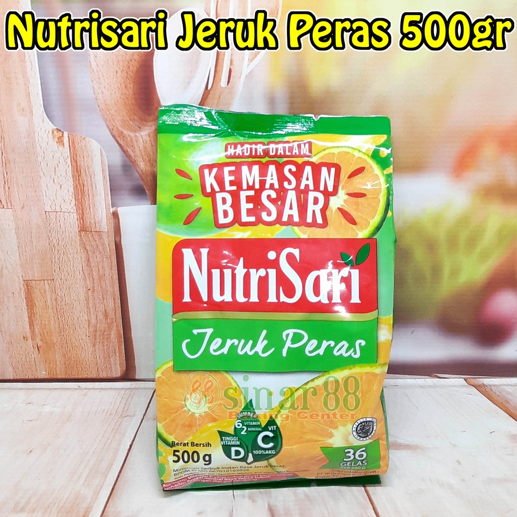 

Nutrisari Jeruk Peras Refill 500gr