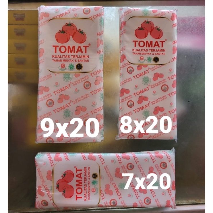 Plastik PE TOMAT 9x20 8x20 7x20