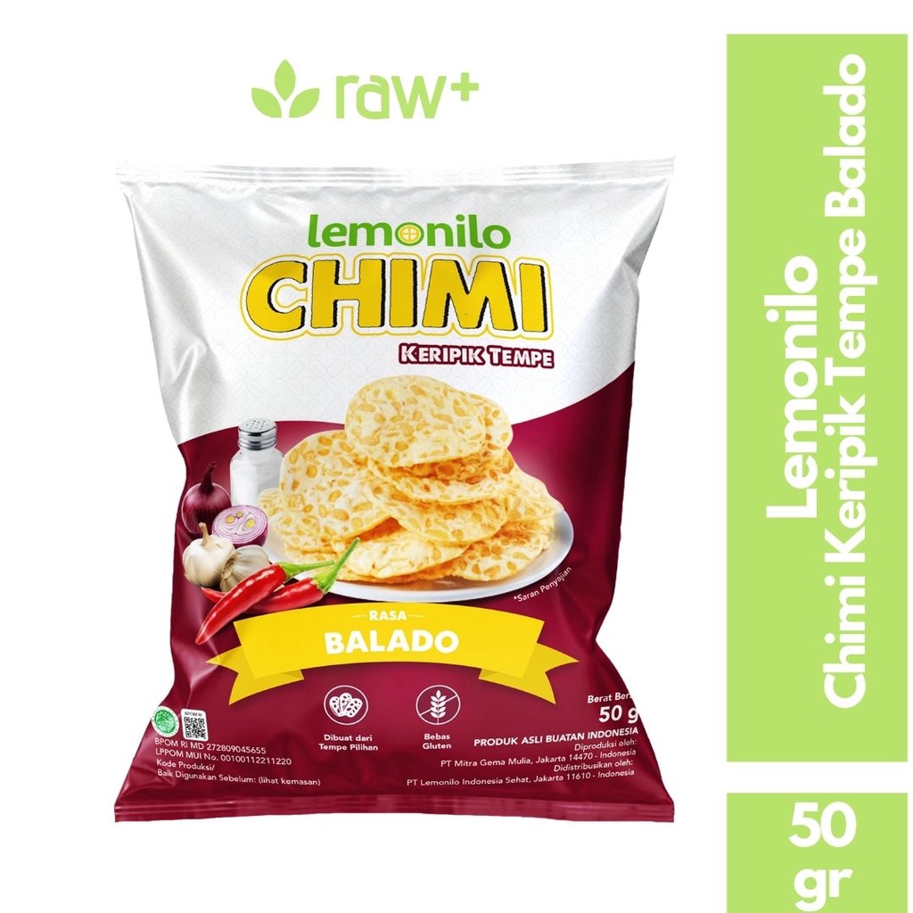 

Lemonilo Chimi Keripik Tempe Balado 50 gr