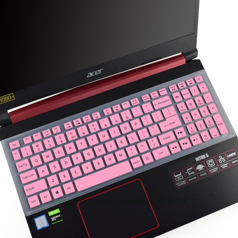 Silicone Keyboard Cover skin for Acer Nitro 5 AN515 AN515-53 an515-51 an515-52 Predator Helios 300 500 15.6&quot; PH315-51
