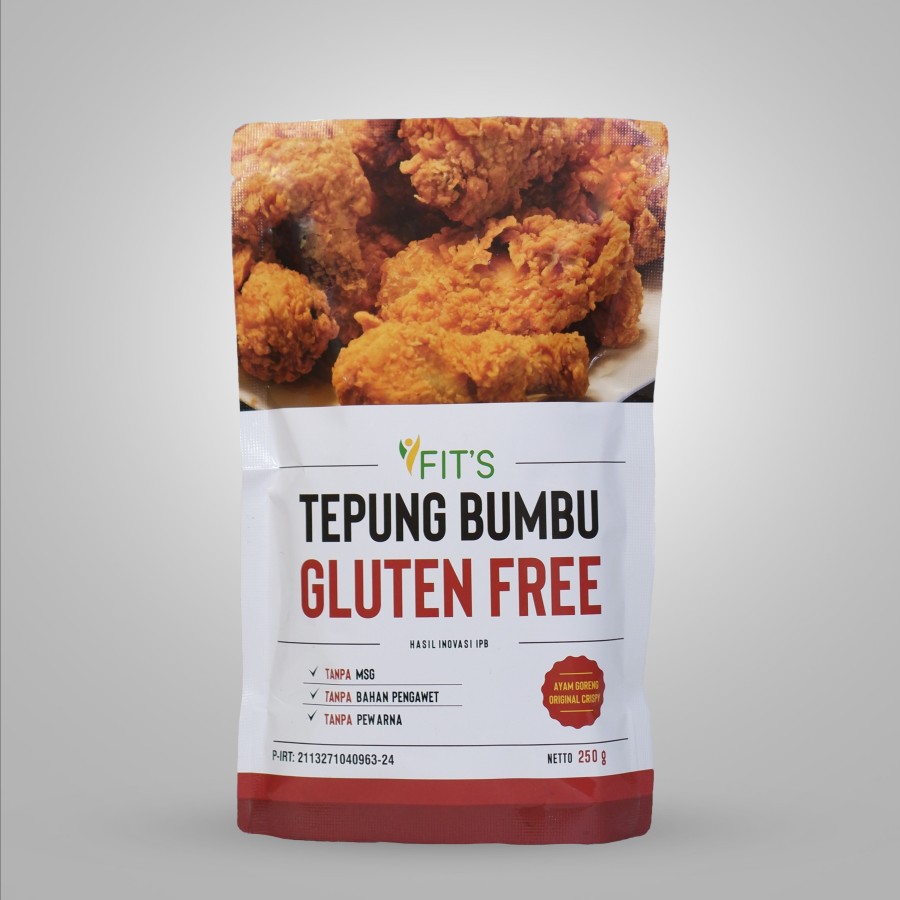 Fits Mandiri, Tepung Bumbu Ayam Goreng Gluten Free NON MSG