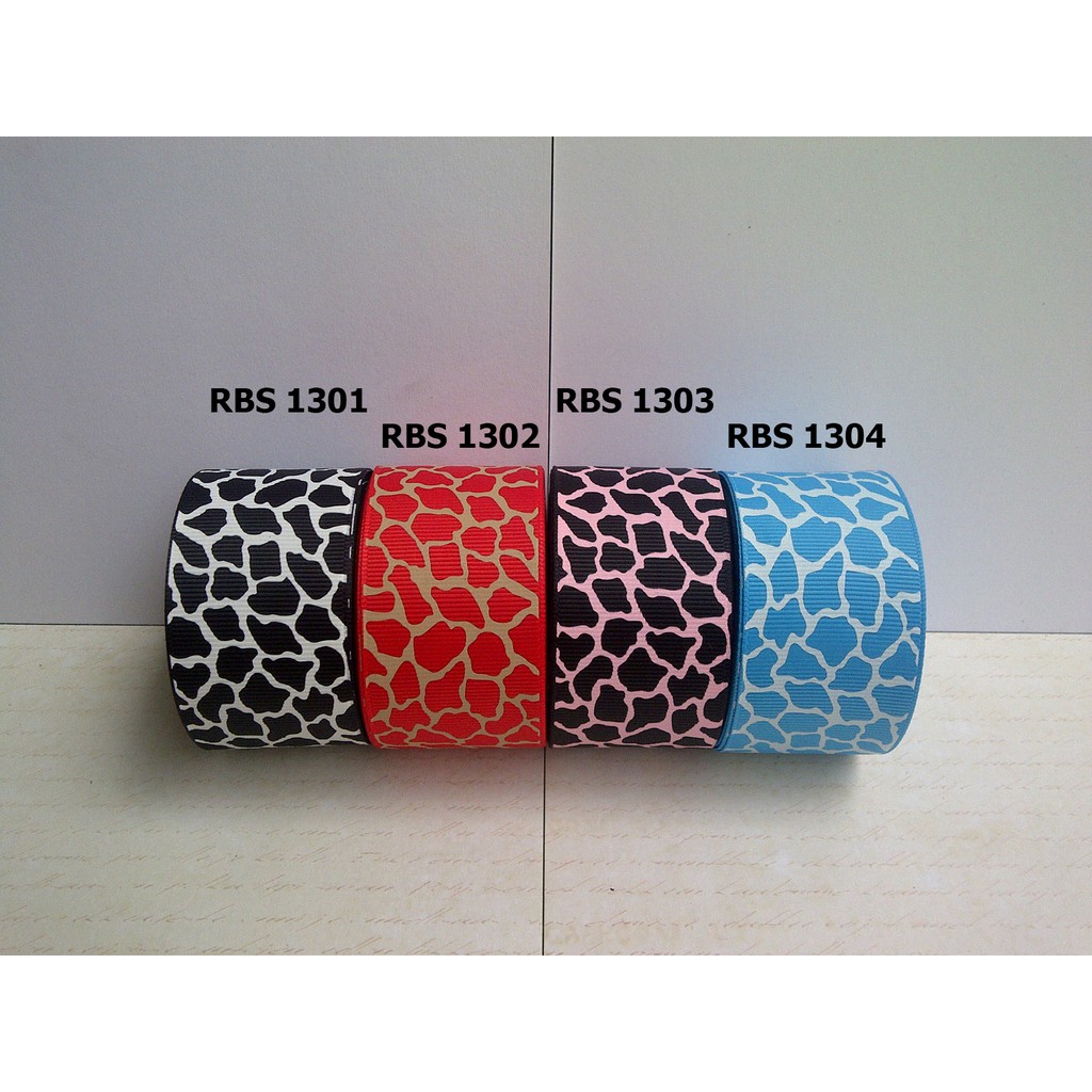 

[10 YARD] PITA GROSGRAIN MOTIF JERAPAH SALE RBS 1301,1302,1303,1304