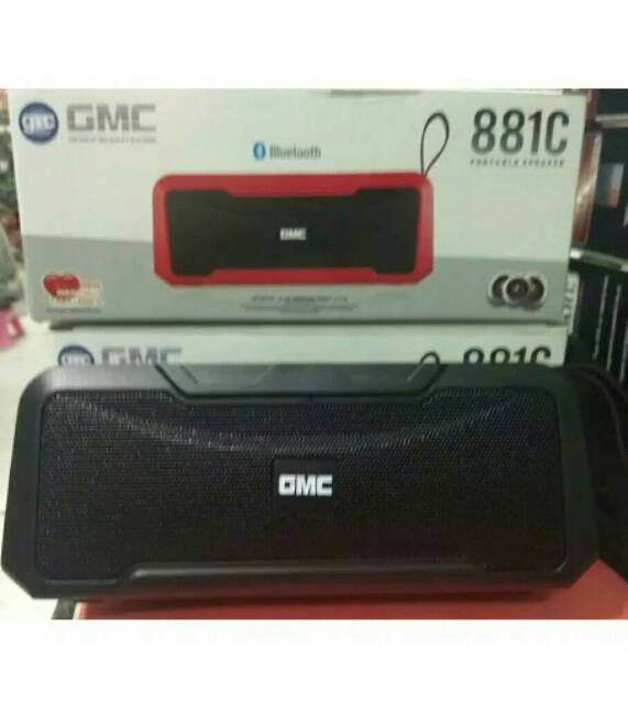 PROMO SPEAKER BLUETOOTH GMC 881C ORIGINAL/PORTABLE SPEAKER MINI  MP3 RADIO FM USB WIRELESS