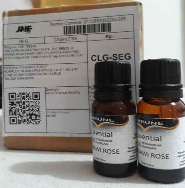 Nabawi Rose Essential Oil 10 Ml - 2 Pcs Ambune