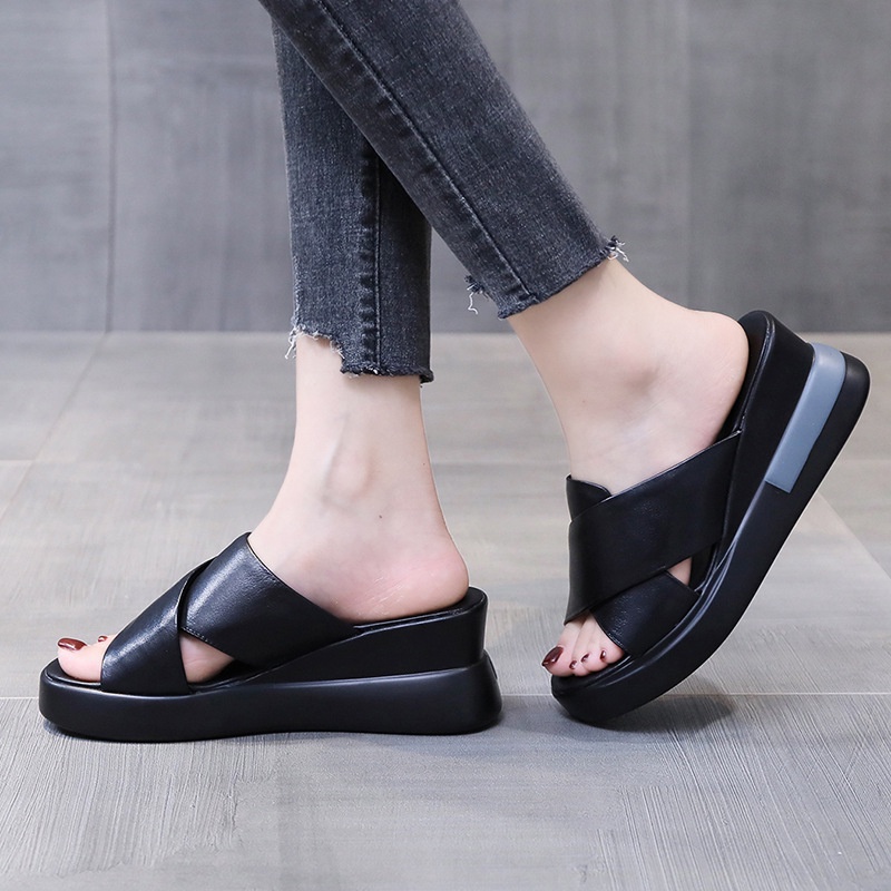 [ ORIGINAL IMPORT ] Sepatu Wedges Wanita Sandal Wedges Wanita Import Premium Quality SI 148